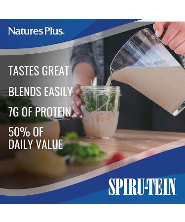 Nature's Plus Spiru-Tein Junior Chocolate Thick Shake Mix - Nutritious 1 lb (450 g) - Buy Online on GoSupps.com