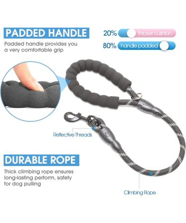 BAAPET Strong Dog Leash 2456 FT - Padded Handle for Comfort | Durable & Reliable - Buy Online on GoSupps.com