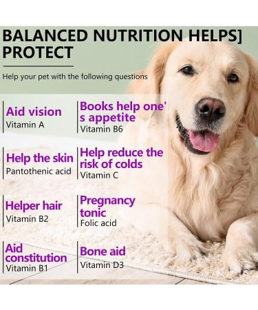 15 in 1 Multivitamins Vitamins Supports Immune System Skin Coat Vitamins for All Dogs 150PCS Chewable Duck Flavor - Buy Online on GoSupps.com