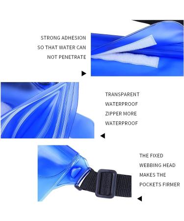 Famoby 4 Pack Waterproof Pouch with Waist Strap for Water Activities Swimming, Boating, Snorkeling, Kayaking Outdoor Beach Sports Dry Bag - Buy Online on GoSupps.com