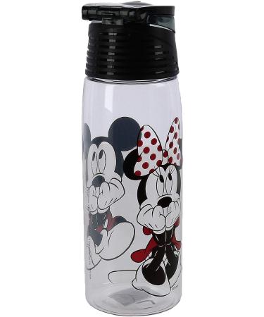 Disney Mickey & Minnie Mouse Acrylic Flip Top Water Bottle - Clear | Jerry Leigh - Buy Online on GoSupps.com