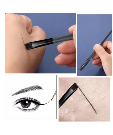 Acavado 6-Piece Angled Eyeliner Brush Set | Ultra Fine Makeup Brushes for Eyeliner, Eyebrows, and Eye Shadow Beauty Cosmetic Tools for Women and Girls - Buy Online on GoSupps.com