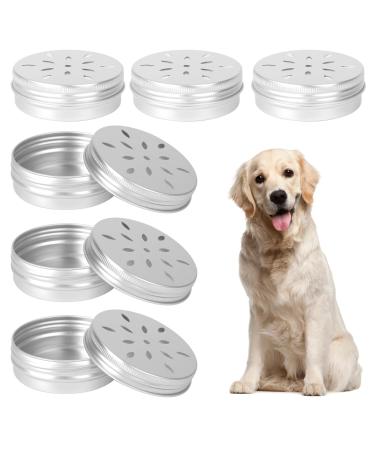 KALIONE 6 Packs Dog Scent Work Tins Scent Training Box for Dogs Small Dog Food Container Agility Training Equipment for Dogs Dog Scent Training Tools Kit Aluminum Containers for Dog Nose Training