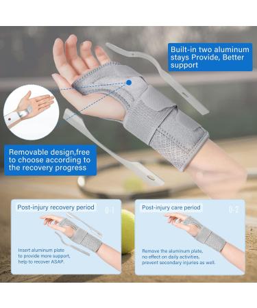 Buy Paskyee Adjustable Carpal Tunnel Bandage for Men & Women - L/XL Left Hand Pain Relief for Arthritis & Tendon Inflammation - Buy Online on GoSupps.com