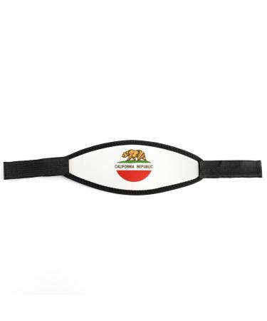 KONOH State Flag Neoprene Diving Mask Strap California