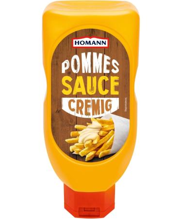 Homann Sauce cr meuse pour frites (bouteille de 450 ml) + bloc usy - Buy Online on GoSupps.com