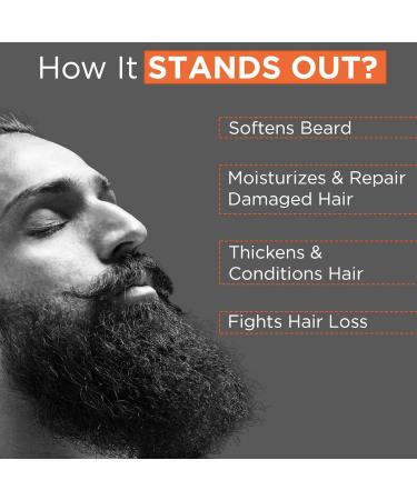 Beardhood Beard Softener for Men | Shea Butter & 6 Natural Oils | 1.7 oz - Premium Beard Care & Softening Solution - Buy Online on GoSupps.com