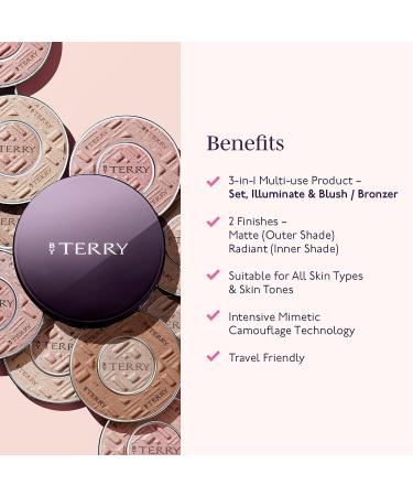 By Terry Compact-Expert Dual Powder Blush & Bronzer Powder - Rosy Gleam 0.17 oz - Buy Online on GoSupps.com