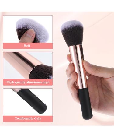 Shop Sibba 2 Pcs Makeup Brush Set - Foundation Powder Blush & Highlighter Brushes with Wooden Handles for Flawless Blending & Travel - International Shipping Available - Buy Online on GoSupps.com