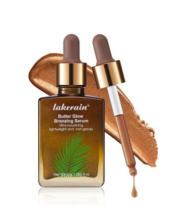 DAGEDA Bronzing Drops Sun-kissed Glow Liquid Bronzer for Skin Lightweight and Non-greasy Bronzing Drops for Face Multi-use Golden Glow Drops Makeup 30ml