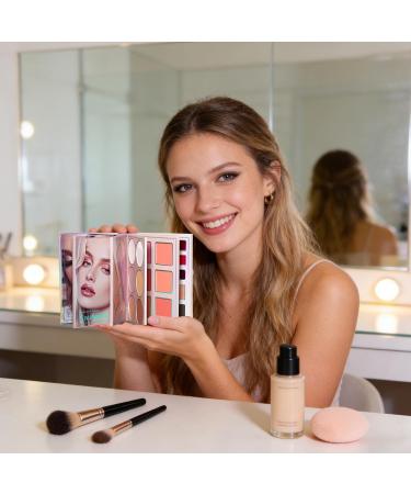 Palette De Maquillage En Forme De Livre - Palette cosm tique D' Paupi res Portable Pour tudiants Voyageurs D butants Quotidien F tes Mariage Et - Buy Online on GoSupps.com