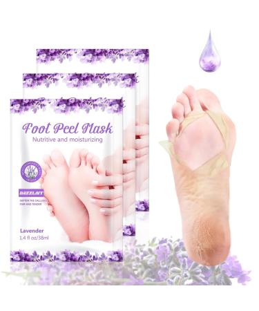 Foot Peel Mask - 3 Pairs Baby Foot Exfoliator for Callus & Dead Skin Remover Cracked Heel Repair | Soft Smooth Feet - Buy Online on GoSupps.com