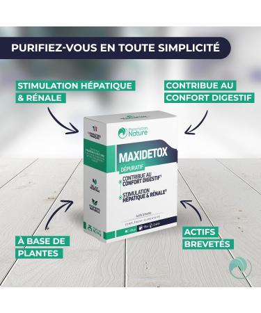 Prescription Nature - MAXIDETOX - Food Supplement with Purifying Plants - Made in France - 30 Capsules - Buy Online on GoSupps.com