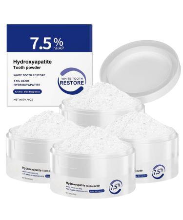blmcoos Hydroxylapatite Teeth Whitening Powder Remineralizing Mineral Powder for Teeth Restoration Effective for Strengthening Teeth and Gums (4)