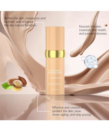  Chaies Foundation - 30ml Lightweight Water and Sweat Resistant Anti-Stain | Tone Correction Unifying For Women and Girls For Days Out Work Shopping - Buy Online on GoSupps.com