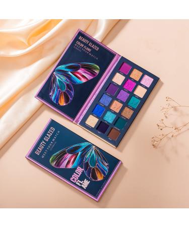 18 Colors Pearl Matte Shimmer Eyeshadow - Bright Silky Glitter & Metallic Shades for Stunning Looks | International Shipping Available - Buy Online on GoSupps.com