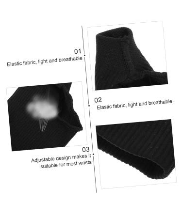 Buy Sports Wrist Support Hand Brace - Multi-function Thumb Splint for Basketball & More | 1 Pair Black - Buy Online on GoSupps.com