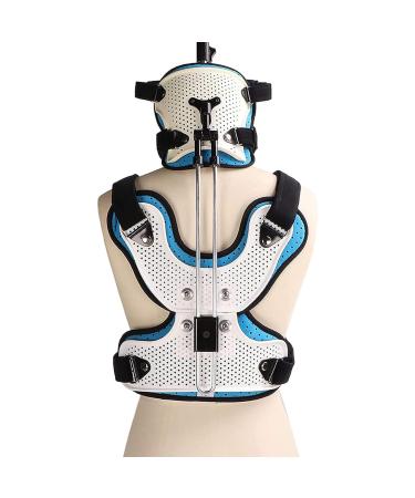 Uziah neck breast orthosis adjustable head neck chest orthosis cervical vortex rehabilitation support stabilizer neck traction device for adults