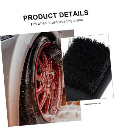Gleavi 3-Piece Car Panel Brush Set - Tire & Wheel Cleaning Brushes for Detail - Durable Black Hub Brush Kit - Buy Online on GoSupps.com