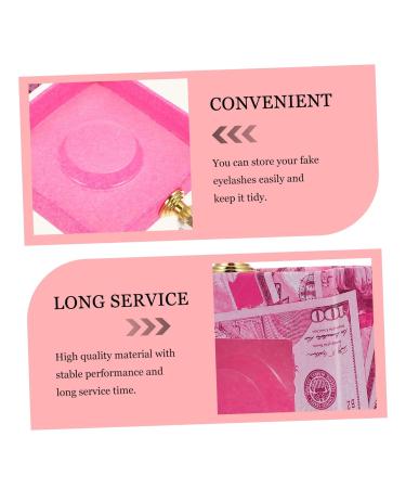 Housoutil 6-Pcs Multicolor Eyelash Curler & Organizer with Diamond Design | Pink Eyelash Storage Box for Eyelash Packaging | International Shipping Available - Buy Online on GoSupps.com