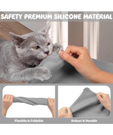 Shop Silicone Bowl Base Set (48x30cm) - Slipproof Dog & Cat Feeding Mat - Waterproof & Fully Matte - Ideal for Pet Food & Water Bowls - Buy Online on GoSupps.com