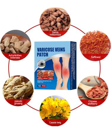 10PC Varicose Veins Patch | Effective Treatment for Varicose & Spider Veins | Enhance Circulation | Fast International Shipping - Buy Online on GoSupps.com