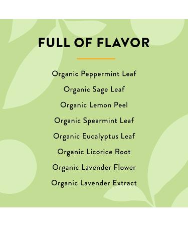 Choice Organic Teas Herbal Mint Sage Tea - Caffeine Free, 16 Bags (1.02 oz) - Buy Online on GoSupps.com