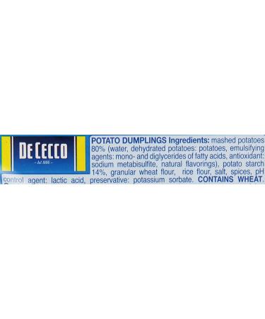 De Cecco Potato Gnocchi No.401 - 17.5 oz (Pack of 4) - Buy Online on GoSupps.com