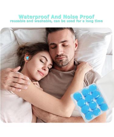 22 Pairs Silicone Ear Plugs for Sleeping - Soundproof Noise Reduction Earplugs for Travel Swimming Concerts and Snoring - MaehSab Moldable Silicone Earplugs - Buy Online on GoSupps.com