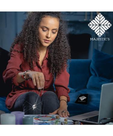 Radiesthesia Water Drop Pendulum - Esoteric Oracle Tool for Geobiology & Mood Enhancement - Silver 30g - Buy Online on GoSupps.com