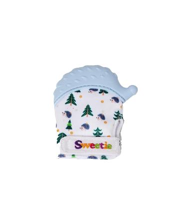 Sweetie Baby Mitten Glove Teether Toys for Baby's Silicone BPA-Free Teether for Natural Baby Blue - Buy Online on GoSupps.com