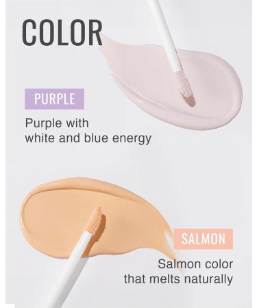 VDL Expert Color Under-Eye Primer (Salmon) - Color-Correcting Concealer for Dark Circles & Uneven Skin Tone | Hydrating Korean Makeup 0.19 oz - Buy Online on GoSupps.com
