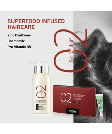 Biotop Professional 02 Eco Anti Dandruff Treatment | Scalp Care for Oily Itchy & Dry Scalps | Multi Vitamin Complex (0.67oz) - International Shipping Available - Buy Online on GoSupps.com