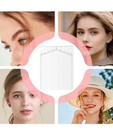  Dtaigou Eyebrow Stencils 25pcs Ruler Eyebrow Stencils Eyebrow Ruler Stencils Eye Shaper for Women Eye Positioning Stickers for Women - Buy Online on GoSupps.com