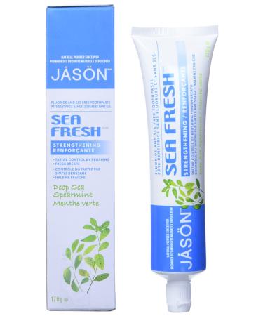 Jason All-Natural Toothpaste Sea Fresh - 6 oz - 2 pk 6 Ounce (Pack of 2)