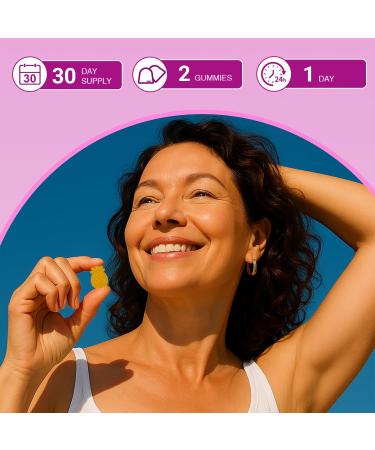 Faizalybova Her Juicy Feminine Probiotics Gummies with Slippery Elm Tropical Pineapple Flavor | Supports ph Balance for Women Digestive & Immune Health | 60 Gummies (1 Pack) - Buy Online on GoSupps.com