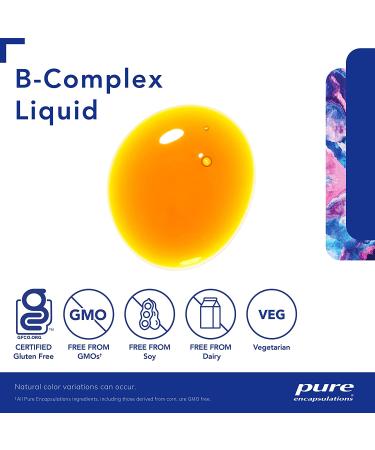 Pure Encapsulations B-Complex Liquid | Energy & Nervous System Support | 4.73 fl. oz - Buy Online on GoSupps.com