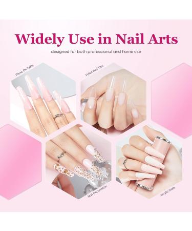 Modelones Nail Glue for Acrylic Nails - 2pcs Super Strong Brush-On Adhesive for Press On and Fake Nails - Buy Online on GoSupps.com