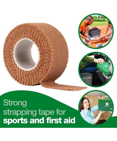 HypaBand EAB Fabric Strapping Tape - 2.5cm x 4.5m - Tan Small - Single Roll - Buy Online on GoSupps.com