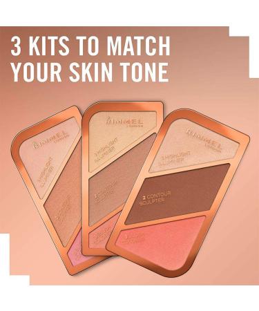 Rimmel London Kate Sculpting & Highlighting Kit - Golden Bronze | Contour & Glow Palette - Buy Online on GoSupps.com