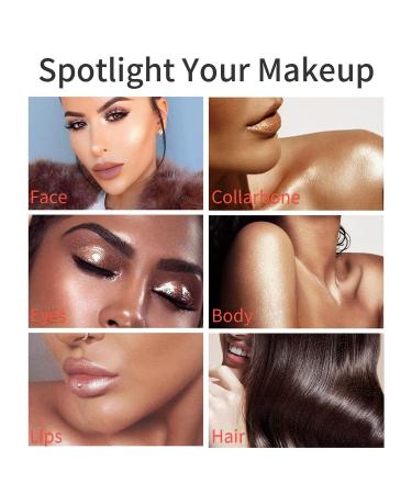 GECOMO Hellokiss Highlighter Stick- Pink Shimming Powder for Eyes, Face & Body - Tiktok Makeup - Buy Online on GoSupps.com
