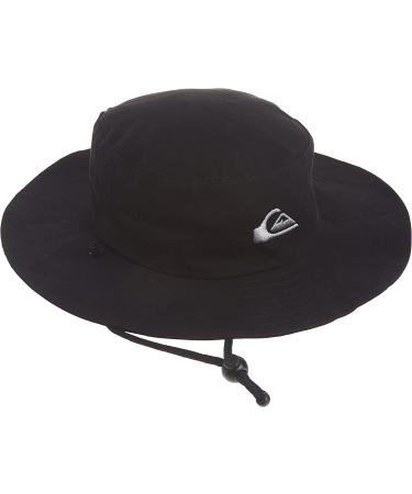 Quiksilver Men's Bushmaster Sun Protection Floppy Visor Bucket Hat - Black | Large-X-Large - Buy Online on GoSupps.com