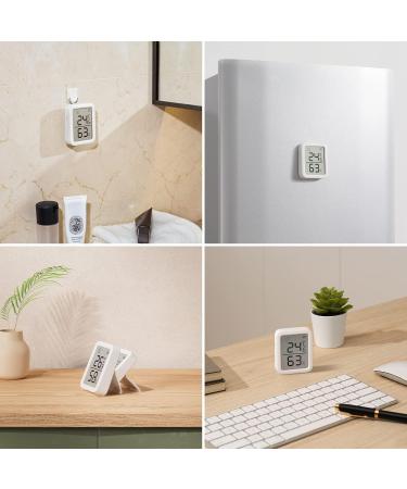 SWITCHBOT Bluetooth Thermometer Hygrometer - Digital Temperature & Moisture Sensor with App Data Storage & Dew Point Monitoring - Buy Online on GoSupps.com