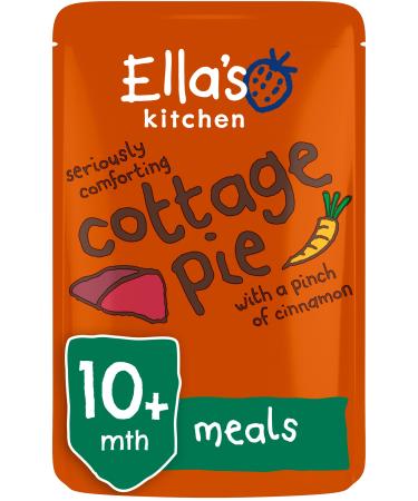 Ella's Kitchen Organic Cottage Pie Baby Pouch 10+ Months 190g large Cottage Pie - Buy Online on GoSupps.com