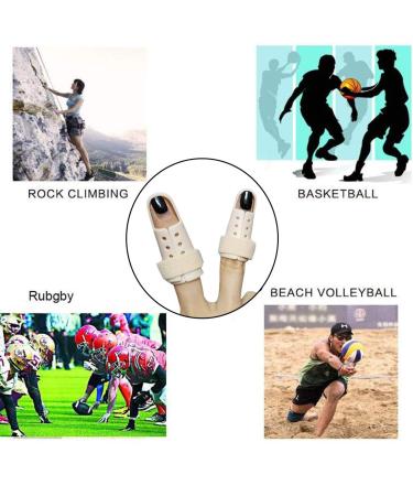 5-Piece Plastic Finger Splint Set | Finger Brace & Stabilizer for Broken Fingers Arthritis & Knuckle Support - Buy Online on GoSupps.com