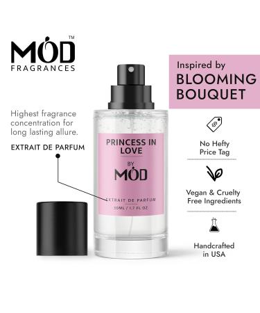 Mod Fragrances Princess in Love Perfume For Women Inspired By Blooming Bouquet Perfume Dupe Long Lasting Floral Fruity Fragrance Extrait De Parfum 50ml Inspired by Miss D. Blooming Bouquet - Buy Online on GoSupps.com