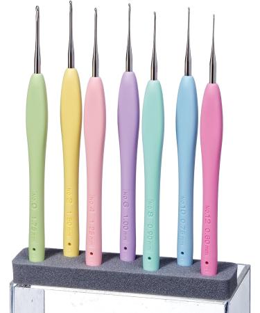 Clover Amour Steel Crochet Hook Set - High-Quality Hooks for Precision Crocheting - Buy Online on GoSupps.com
