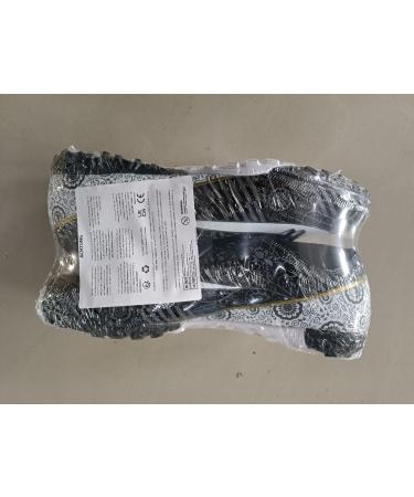 Vtasq High Top Soccer Shoes for Men & Boys - Artificial Turf Football Shoes - Unisex Training Footwear - EU Size 39 - Black - Buy Online on GoSupps.com