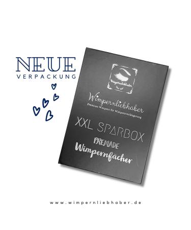 XXL Sparbox 6D Premade Eyelash Fans | 400 Compartments | 2400 Volume Eyelashes | C Curl Mix (8mm-10mm) for Professional Extensions - Buy Online on GoSupps.com