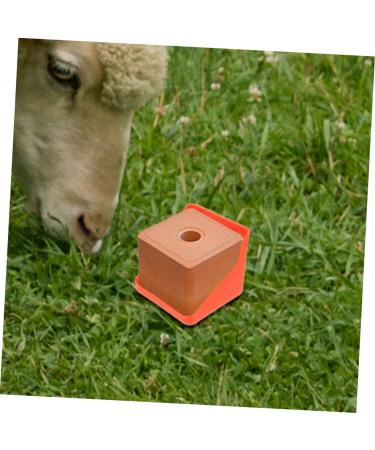 Happyyami 3pcs Lick Brick Box Feed Salt Block Tray Convenient Salt Blocks Rack Licking Bricks Supplies - Buy Online on GoSupps.com